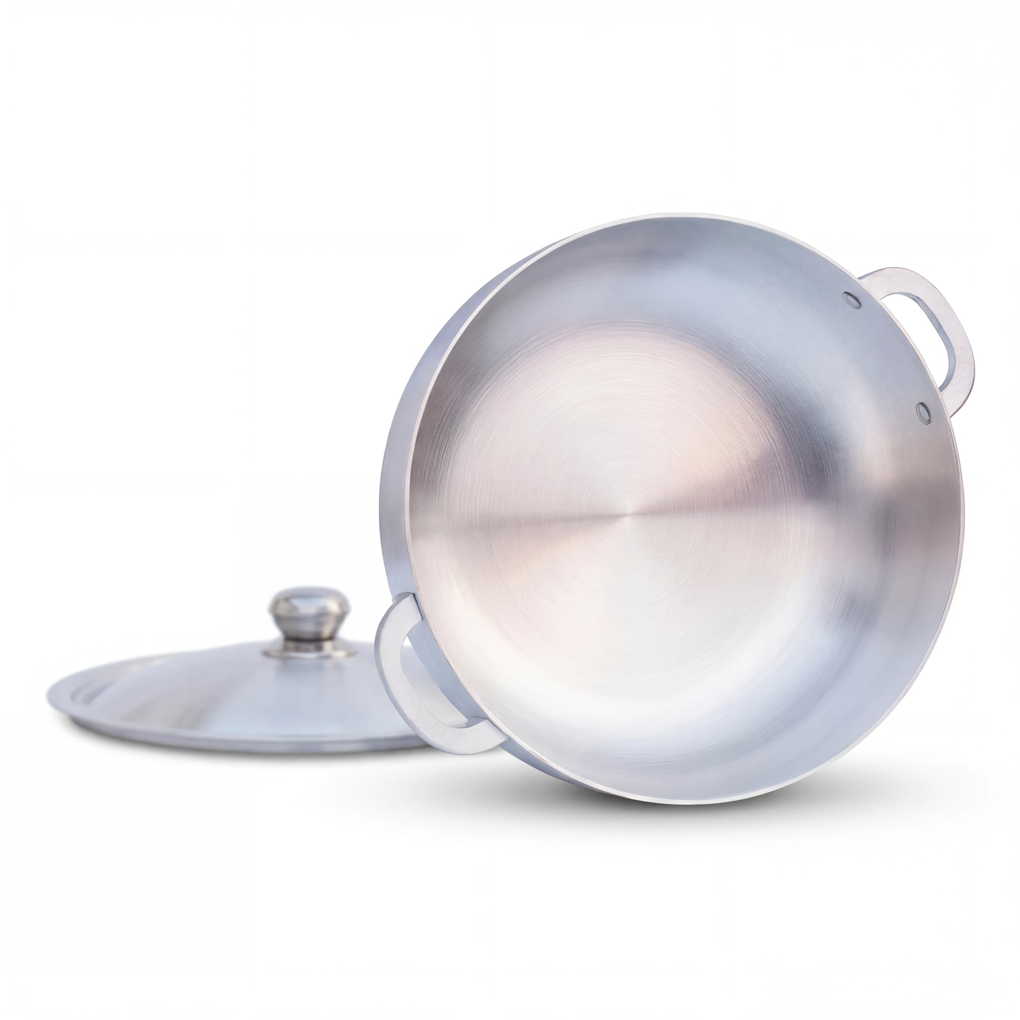 11-inch Caldero Pot (Silver Lid) open view
